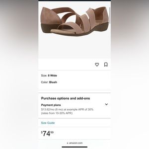 Brand New Size 10 Wide Life Stride Ladies Sandals